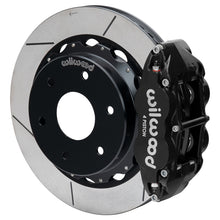 Load image into Gallery viewer, Wilwood 03-08 Audi A4 Forged Narrow Superlite 4R Rear Big Brake Kit 12.88in Slot Rotor - Black