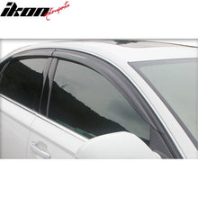 Load image into Gallery viewer, 2012-2018 Audi A6 Window Visor ABS Dark Smoke Sun Rain Guard 6PC Vent