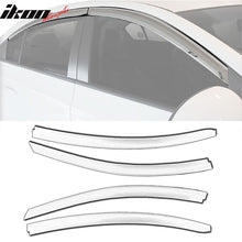 Load image into Gallery viewer, 2011-2015 Chevrolet Cruze Chrome Window Visors Rain Sun Guard ABS 4PCS