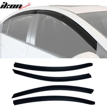 Load image into Gallery viewer, 2011-2015 Chevrolet Cruze Dark Smoke Window Visors Rain Sun Guard ABS