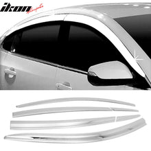 Load image into Gallery viewer, 2016-2022 Chevrolet Malibu Tape-On Chrome 6PCS Window Visors Guard ABS