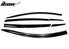 Load image into Gallery viewer, 2016-2022 Chevrolet Malibu Dark Smoke ABS Window Visors Tape On 6PCS