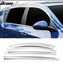 Load image into Gallery viewer, 2012-20 Chevrolet Sonic HB 5DR Window Visor ABS Chrome Rain Guard 4PC