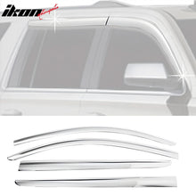Load image into Gallery viewer, 2015-2020 Chevrolet Suburban Chrome ABS Window Visors Tape On 4PCS