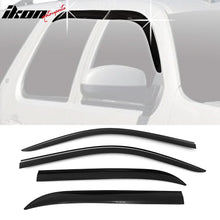 Load image into Gallery viewer, 2007-2014 Chevrolet Tahoe Dark Smoke ABS Window Visors Tape On 4PCS