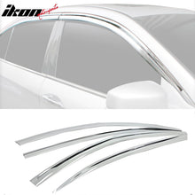 Load image into Gallery viewer, 2013-2017 Honda Accord Sedan Chrome ABS Window Visors Tape On 4PCS