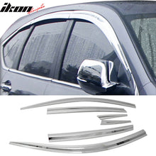 Load image into Gallery viewer, 2012-2014 Honda CR-V Chrome Window Visors Rain Sun Guard ABS 6PCS