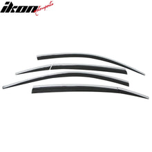 Load image into Gallery viewer, 2012-2016 Honda CR-V Window Visor ABS Black Chrome Trim Rain Guard 6PC
