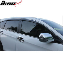Load image into Gallery viewer, 2012-2016 Honda CR-V Window Visor ABS Black Chrome Trim Rain Guard 6PC