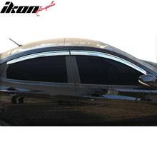 Load image into Gallery viewer, 2012-2017 Hyundai Accent Sedan Chrome ABS Window Visors Tape On 4PCS