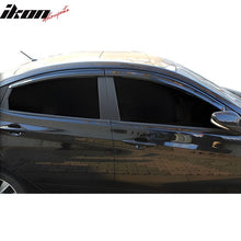 Load image into Gallery viewer, 2012-2017 Hyundai Accent Dark Smoke Window Visors Rain Sun Guard ABS