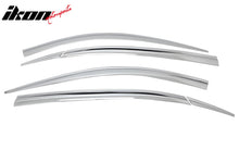 Load image into Gallery viewer, 2011-2016 Hyundai Equus Chrome ABS Window Visors Tape On Deflector 6PC