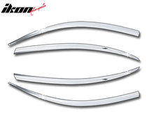 Load image into Gallery viewer, 2009-2014 Hyundai Genesis Chrome Window Visors Tape On Deflectors 4PCS