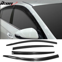 Load image into Gallery viewer, 2017-2021 Hyundai Ioniq Window Visor ABS Dark Smoke Rain Guard 4PC