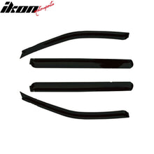 Load image into Gallery viewer, 2007-2012 Hyundai Santa Fe Tape-On Dark Smoke 4PCS Window Visors ABS