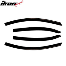Load image into Gallery viewer, 2006-2010 Hyundai Sonata Tape-On Dark Smoke 4PCS Window Visors ABS