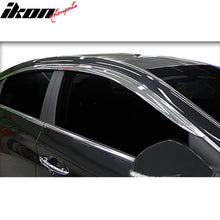 Load image into Gallery viewer, 2015-2019 Hyundai Sonata Tape-On Chrome 6PCS Window Visors Guards ABS