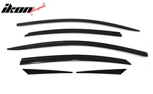 Load image into Gallery viewer, 2015-2019 Hyundai Sonata Dark Smoke ABS Window Visors Tape On 6PCS