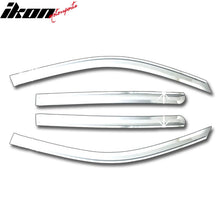Load image into Gallery viewer, 2005-2009 Hyundai Tucson Tape-On Chrome 4PCS Window Visors Guards ABS