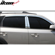 Load image into Gallery viewer, 2005-2009 Hyundai Tucson Tape-On Chrome 4PCS Window Visors Guards ABS