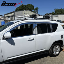 Load image into Gallery viewer, 2007-2017 Jeep Compass Window Visor ABS Chrome Sun Rain Guard 6PC Vent