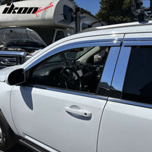 Load image into Gallery viewer, 2007-2017 Jeep Compass Window Visor ABS Chrome Sun Rain Guard 6PC Vent