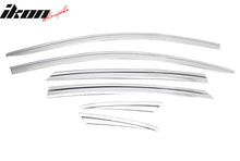 Load image into Gallery viewer, 2017-2020 Kia Cadenza Chrome ABS Window Visors Tape On Deflectors 6PCS