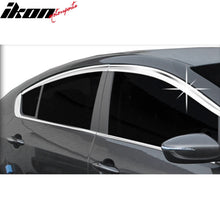 Load image into Gallery viewer, 2014-2018 Kia Forte 4DR Window Visor ABS Chrome Sun Rain Guard 4PC