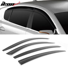 Load image into Gallery viewer, 2015-2018 Kia K900 Dark Smoke ABS Window Visors Tape On Deflectors 4PC