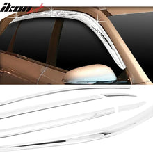Load image into Gallery viewer, 2017-2022 Kia Niro Tape-On Chrome 6PCS Window Visors Vent Guards ABS