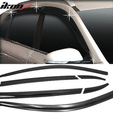 Load image into Gallery viewer, 2017-2022 Kia Niro Tape-On Dark Smoke 6PCS Window Visors Guards ABS