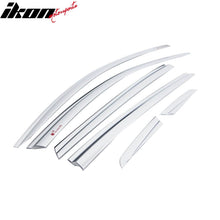 Load image into Gallery viewer, 2016-2020 Kia Optima Tape-On Chrome 6PCS Window Visors Vent Guards ABS