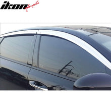 Load image into Gallery viewer, 2016-2020 Kia Optima Tape-On Chrome 6PCS Window Visors Vent Guards ABS