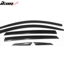Load image into Gallery viewer, 2016-2020 Kia Optima Window Visor ABS Dark Smoke Sun Rain Guard 6PC