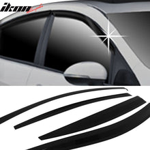 Load image into Gallery viewer, 2012-2017 Kia Rio Sedan Tape-On Dark Smoke 4PC Window Visors Guard ABS