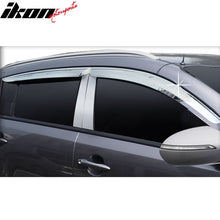 Load image into Gallery viewer, 2011-2016 Kia Sportage Window Visor ABS Chrome Sun Rain Guard 4PC Vent