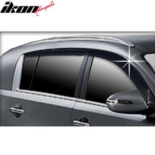 Load image into Gallery viewer, 2011-2016 Kia Sportage Tape-On Dark Smoke 4PCS Window Visors Guard ABS