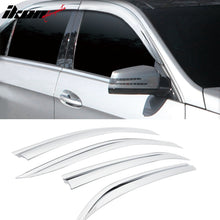 Load image into Gallery viewer, 2010-2016 Mercedes-Benz W212 E-Class Chrome ABS Window Visors 4PCS