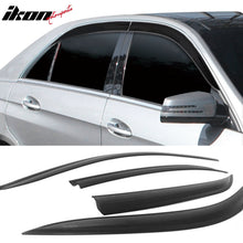 Load image into Gallery viewer, 2010-2016 Benz W212 E-Class Dark Smoke Window Visor Rain Sun Guard ABS