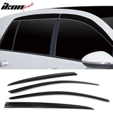 Load image into Gallery viewer, 2015-2021 Volkswagen Golf MK7 Dark Smoke Window Visors Rain Guard ABS