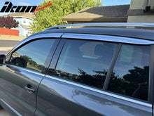 Load image into Gallery viewer, 2009-2017 Volkswagen Tiguan Chrome Window Visors Rain Sun Guard ABS