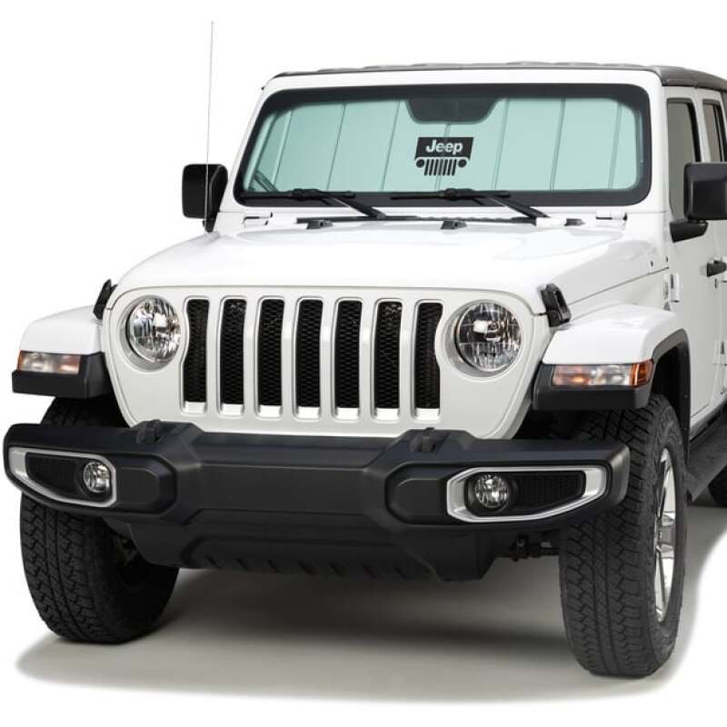 Covercraft 11-18 Jeep Wrangler (JK) UVS100 Custom Sunscreen with Jeep Grill logo