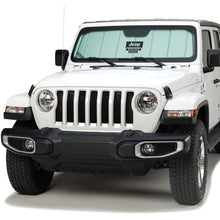 Load image into Gallery viewer, Covercraft 18-24 Jeep Wrangler (JL)/20-24 Gladiator UVS100 Custom Sunscreen with Jeep Grill logo