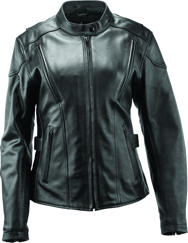 Kuryakyn By River Road Race Leather Jacket Black Womens - Large