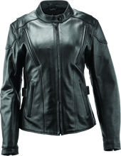 Load image into Gallery viewer, Kuryakyn By River Road Race Leather Jacket Black Womens - Large