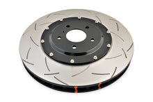 Load image into Gallery viewer, DBA 09-11 Nissan GTR R-35 Front Slotted 5000 Series 2 Piece Rotor Assembled w/ Black Hat