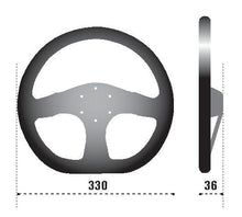 Load image into Gallery viewer, Sparco Strwhl 353 Suede Black (NO HORN INCLUDED)