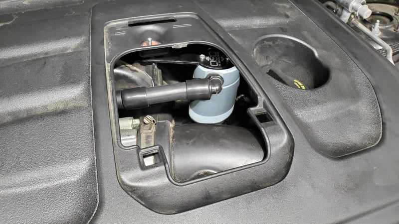J&L 16-23 Dodge Durango / Jeep Grand Cherokee 3.6L Oil Separator 3.0 Passenger Side - Clear Anod