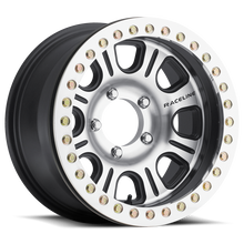 Load image into Gallery viewer, Raceline RT232 Monster 17x8.5in/8x165.1 BP/-25mm Offset/130.81mm Bore - Black &amp; MACH. Beadlock Wheel