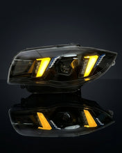 Load image into Gallery viewer, BMW 1 Series E87 Snake Eye Laser LED Headlight Assembly with Dual-Color DRL (Yellow / White) 2004 - 2011 (116i / 118i / 120i / 125i)